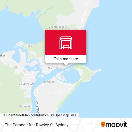 Mapa The Parade after Rowley St