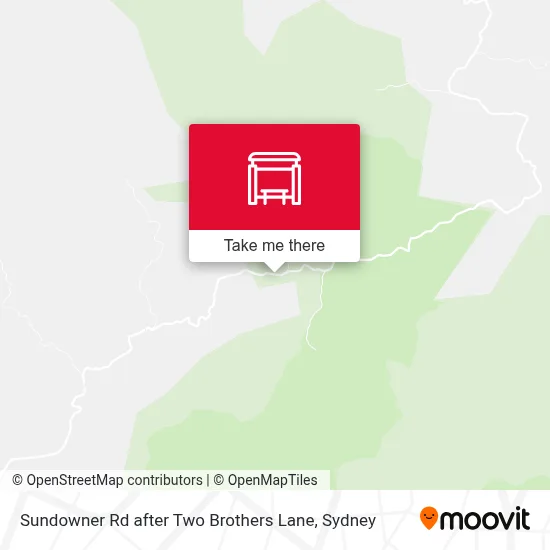 Mapa Sundowner Rd after Two Brothers Lane