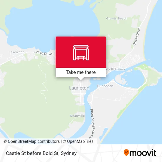 Mapa Castle St before Bold St