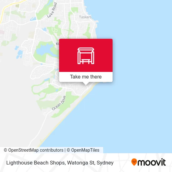 Mapa Lighthouse Beach Shops, Watonga St