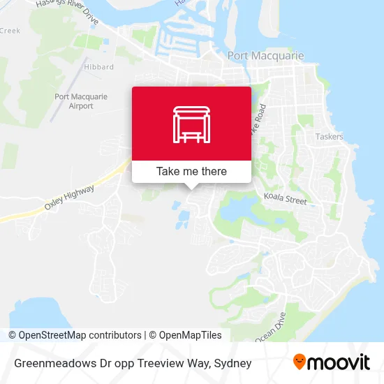 Mapa Greenmeadows Dr opp Treeview Way