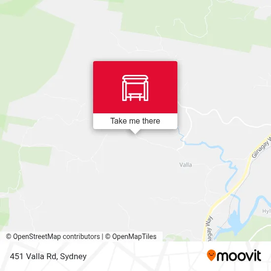 Mapa 451 Valla Rd