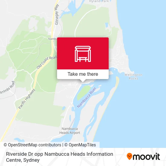 Mapa Riverside Dr opp Nambucca Heads Information Centre