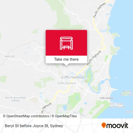 Mapa Beryl St before Joyce St