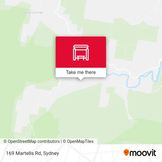 Mapa 169 Martells Rd