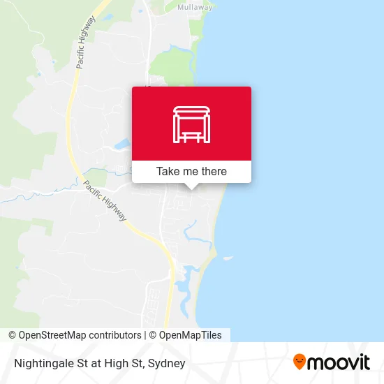 Mapa Nightingale St at High St