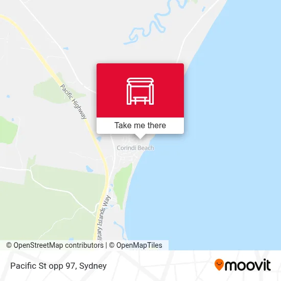 Mapa Pacific St opp 97