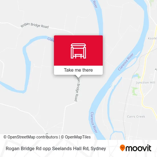 Mapa Rogan Bridge Rd opp Seelands Hall Rd