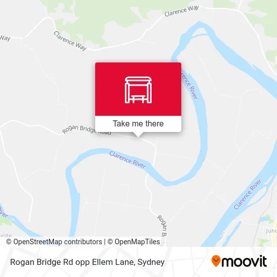 Mapa Rogan Bridge Rd opp Ellem Lane