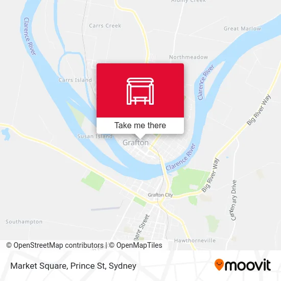 Mapa Market Square, Prince St