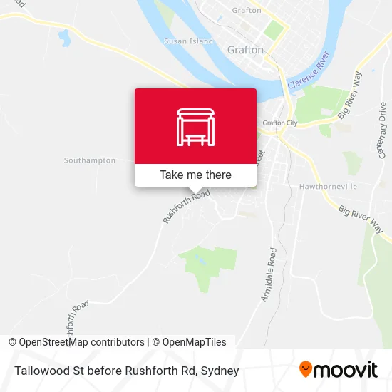 Mapa Tallowood St before Rushforth Rd