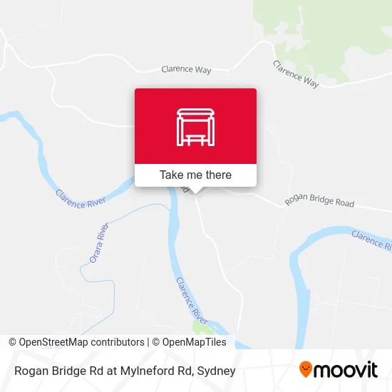 Mapa Rogan Bridge Rd at Mylneford Rd
