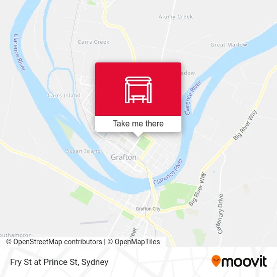 Mapa Fry St at Prince St