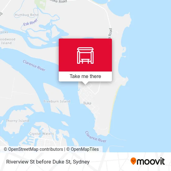 Mapa Riverview St before Duke St