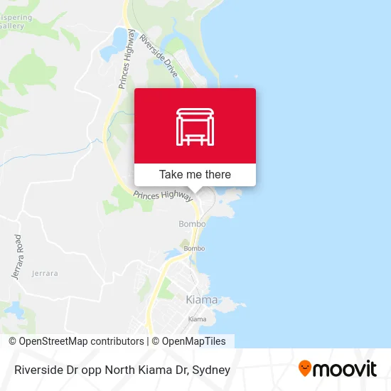 Mapa Riverside Dr opp North Kiama Dr