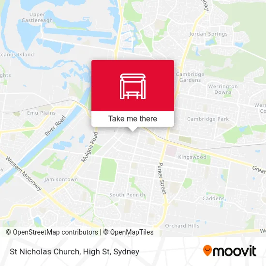 Mapa St Nicholas Church, High St