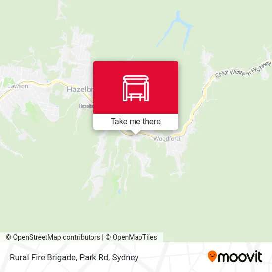Mapa Rural Fire Brigade, Park Rd