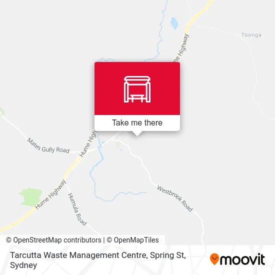 Mapa Tarcutta Waste Management Centre, Spring St