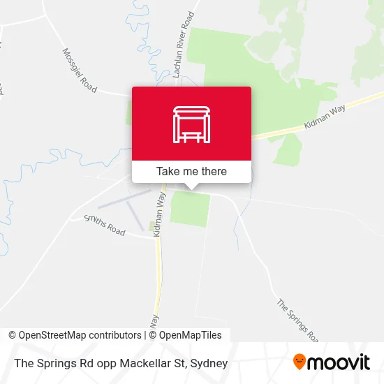 Mapa The Springs Rd opp Mackellar St