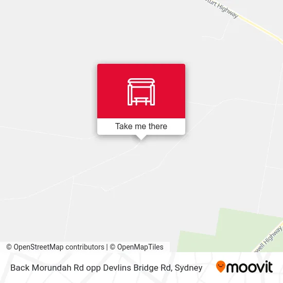 Mapa Back Morundah Rd opp Devlins Bridge Rd