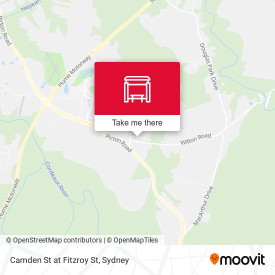 Camden St at Fitzroy St map