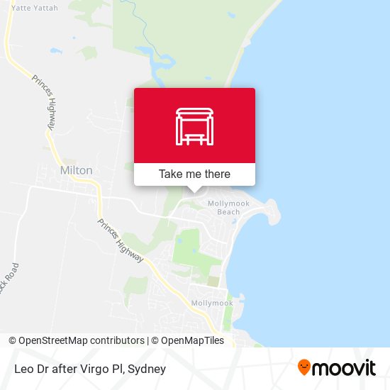 Leo Dr after Virgo Pl map