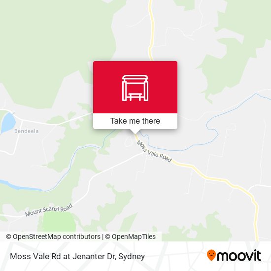 Moss Vale Rd at Jenanter Dr map