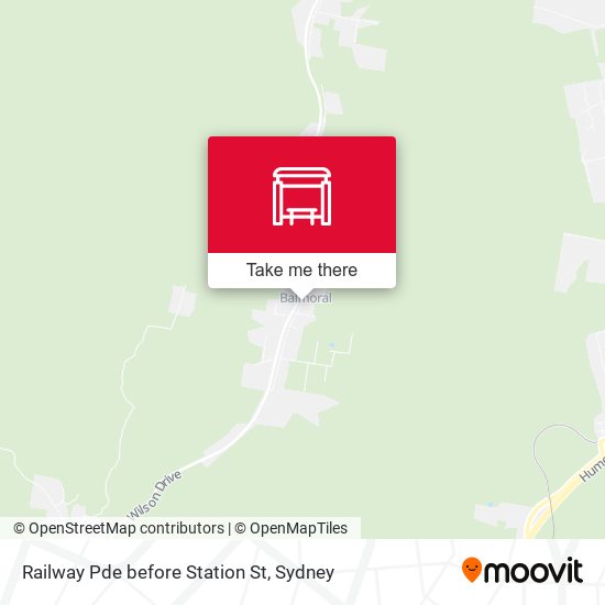 Railway Pde before Station St map