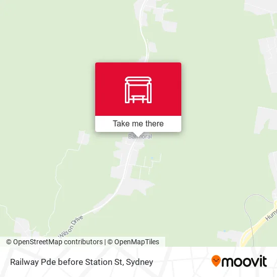 Railway Pde before Station St map