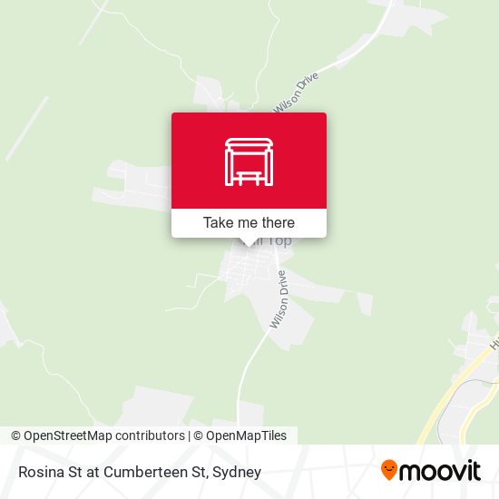 Rosina St at Cumberteen St map