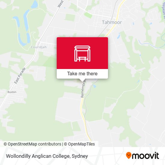 Wollondilly Anglican College map