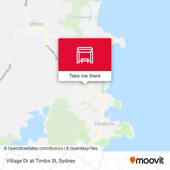 Village Dr at Timbs St map