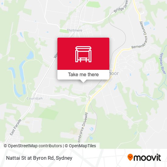 Nattai St at Byron Rd map