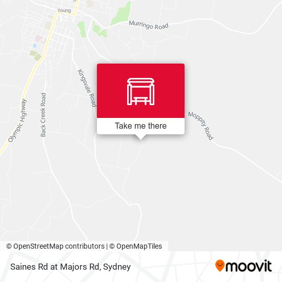 Saines Rd at Majors Rd map