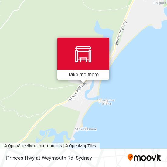 Princes Hwy at Weymouth Rd map