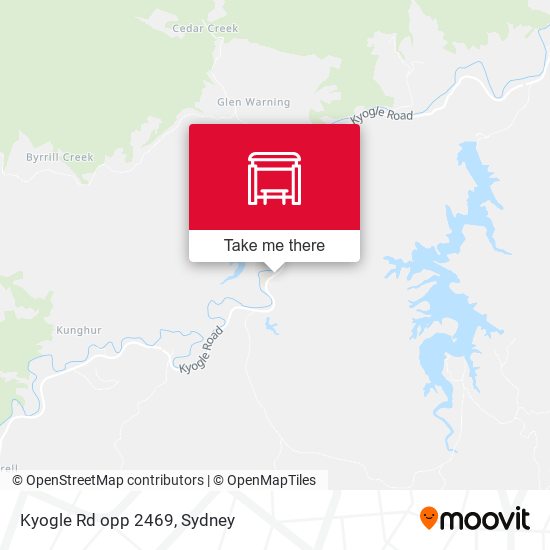 Kyogle Rd opp 2469 map
