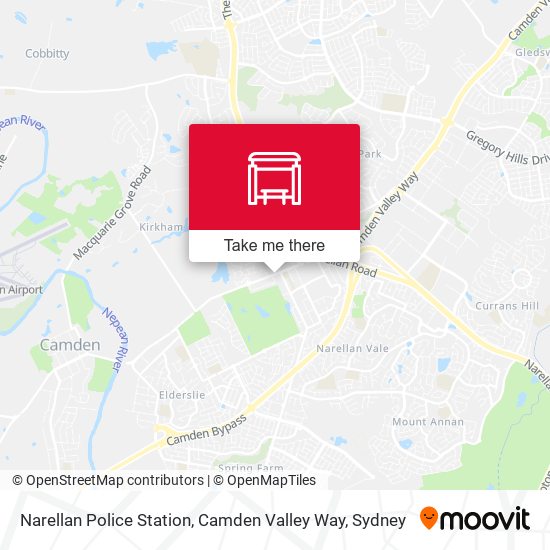 Narellan Police Station, Camden Valley Way map