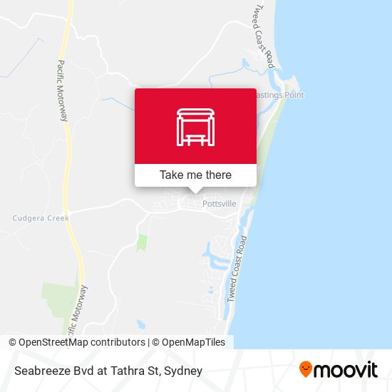 Seabreeze Bvd at Tathra St map