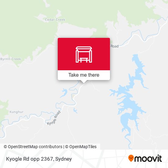 Kyogle Rd opp 2367 map
