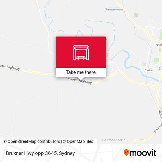 Bruxner Hwy opp 3645 map