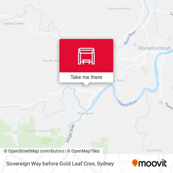 Sovereign Way before Gold Leaf Cres map