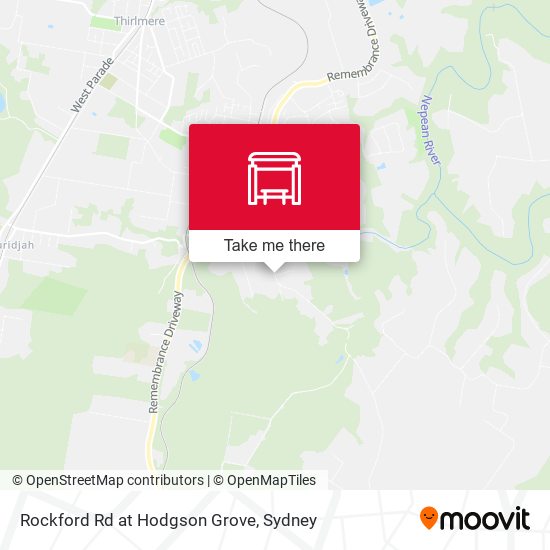 Rockford Rd at Hodgson Grove map