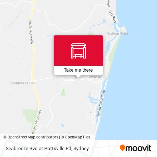 Seabreeze Bvd at Pottsville Rd map