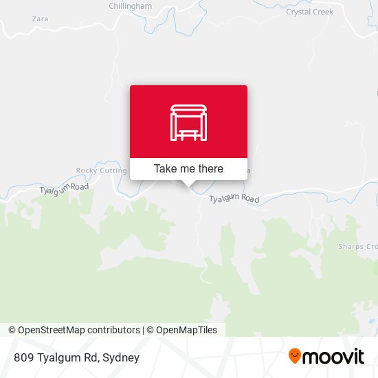 809 Tyalgum Rd map