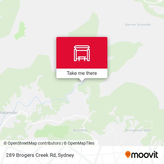 289 Brogers Creek Rd map
