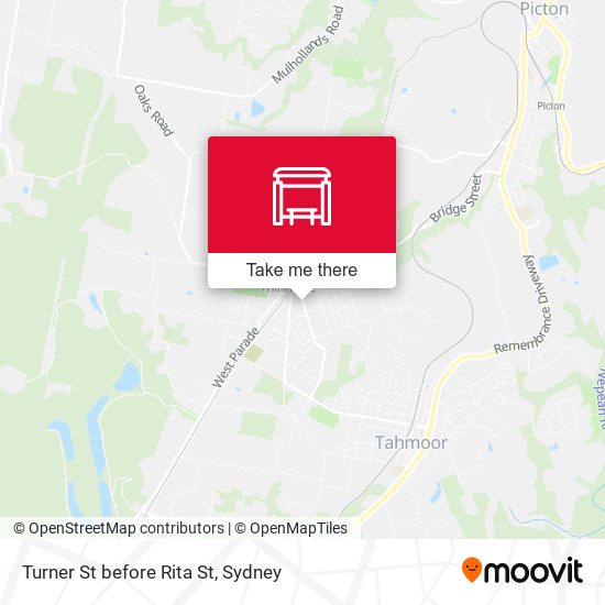 Turner St before Rita St map
