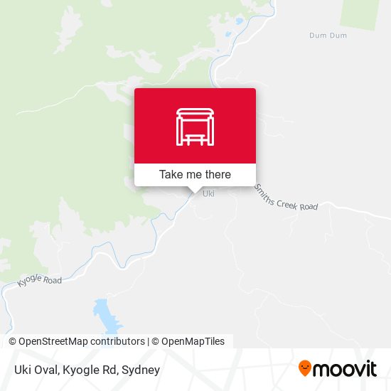 Uki Oval, Kyogle Rd map