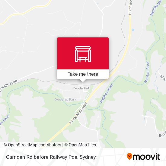 Camden Rd before Railway Pde map