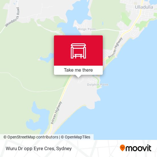 Wuru Dr opp Eyre Cres map