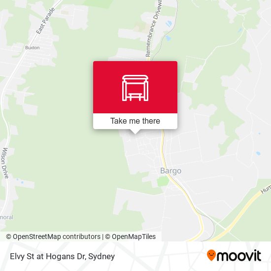 Elvy St at Hogans Dr map